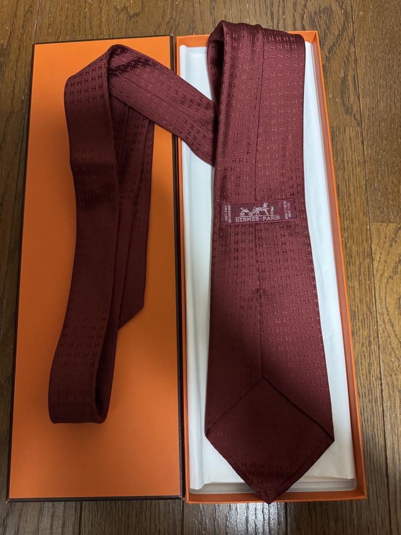 HERMES(エルメス)ネクタイ　美品❗️ぺ