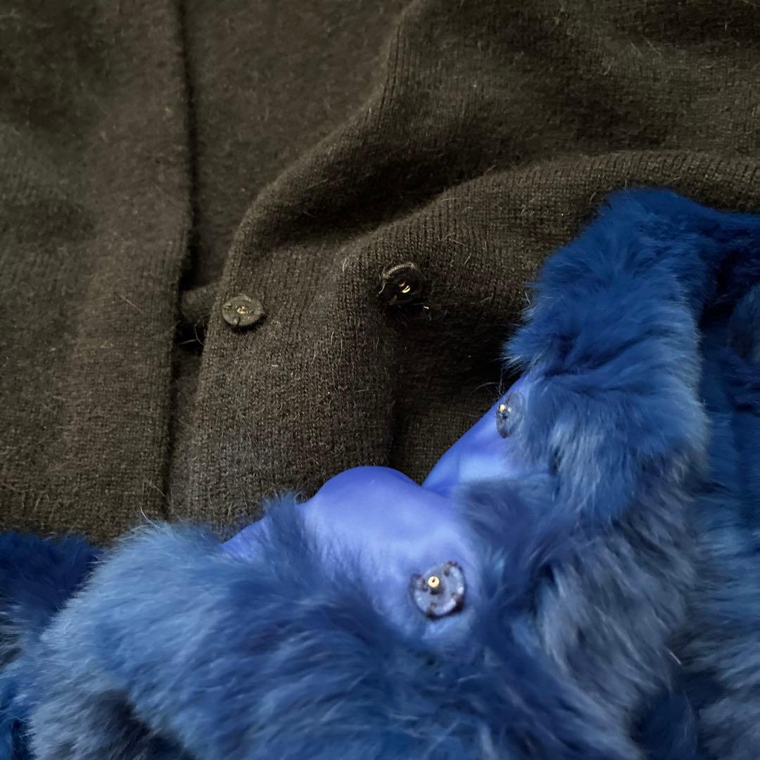 グレースコンチネンタル　ヘムファーニットカーディガン36