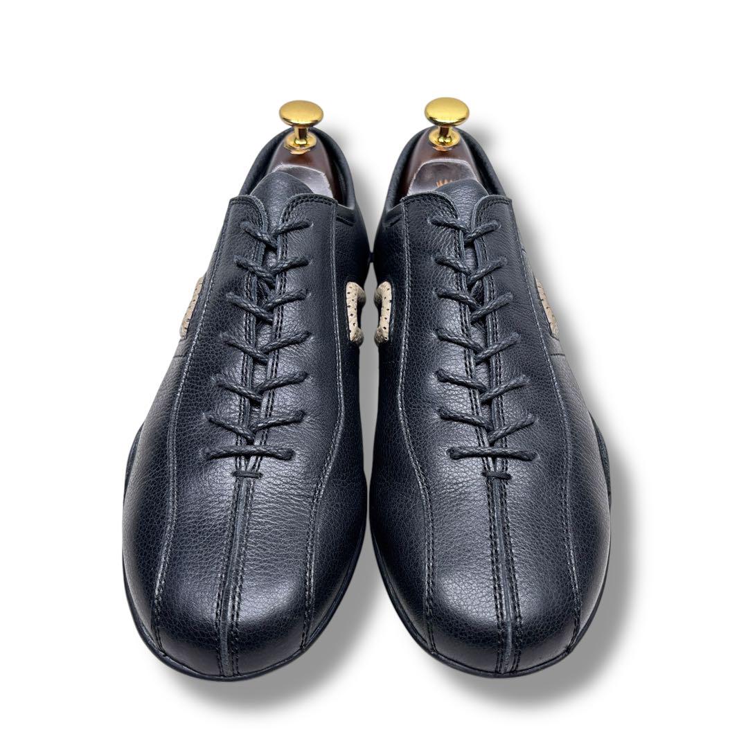 美品■negroni ネグローニ【26.0】イデア ドライビングシューズ 本革
