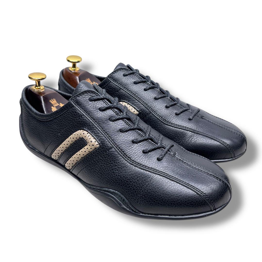 美品■negroni ネグローニ【26.0】イデア ドライビングシューズ 本革
