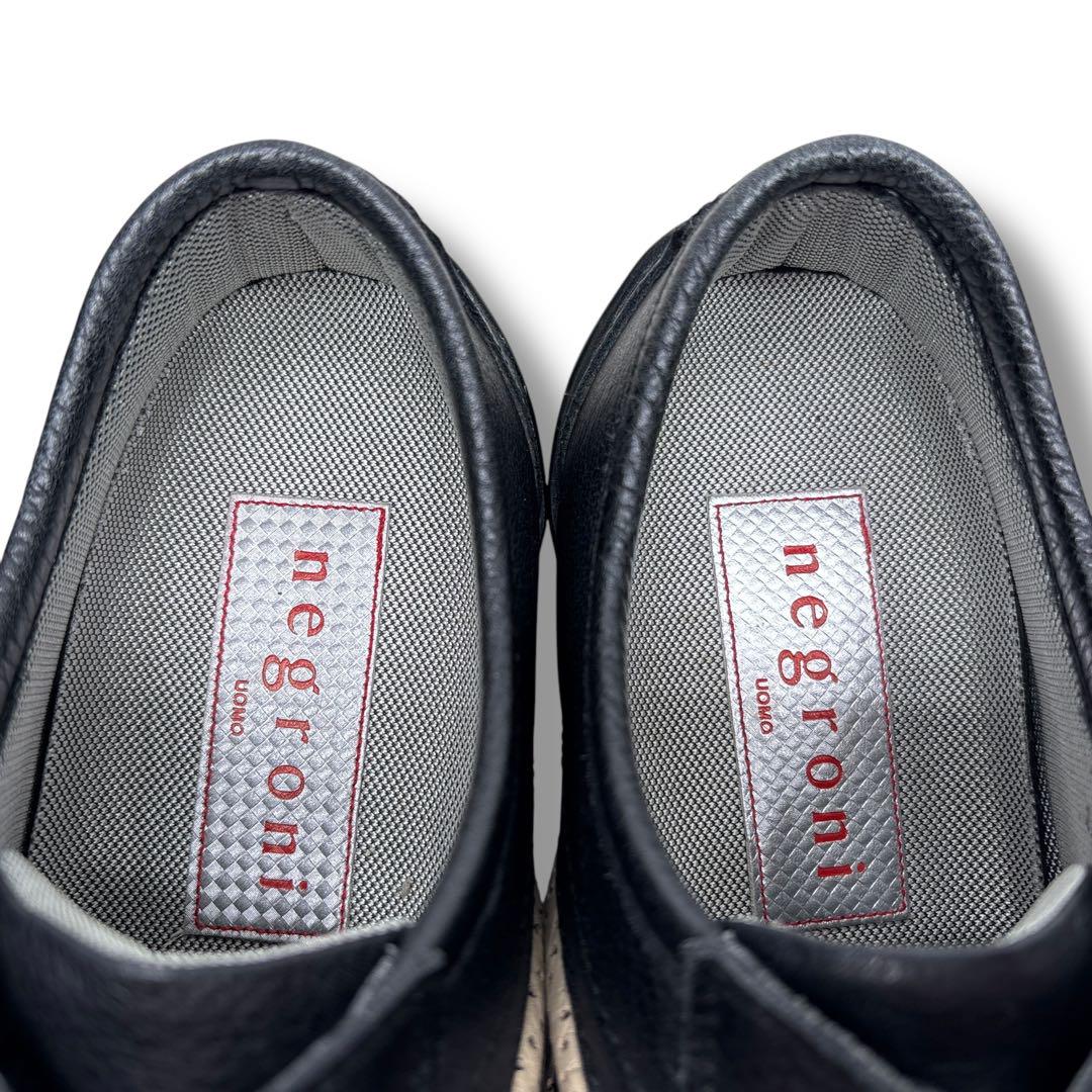 美品■negroni ネグローニ【26.0】イデア ドライビングシューズ 本革