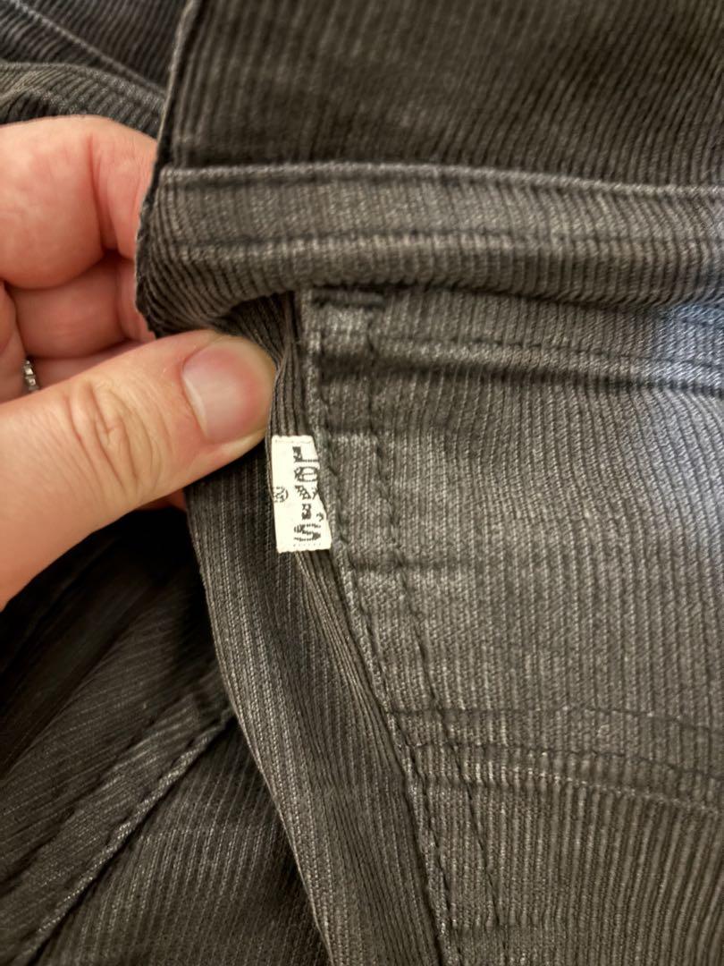 LEVI'S 80s 505 1558 ブラック コーデュロイ