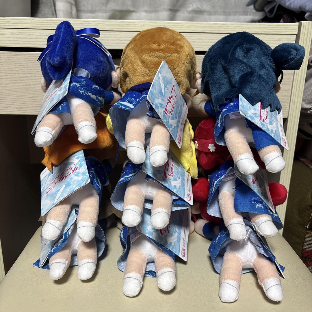 匿名配送】ラブライブ!サンシャイン!!寝そべりぬいぐるみ フルコンプ