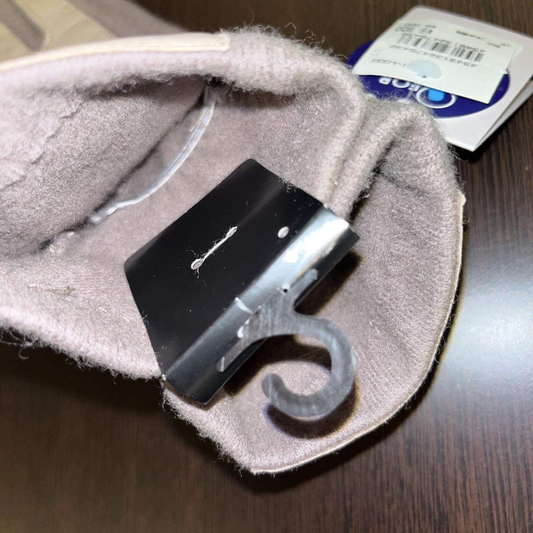 新品、ヴィヴィアンウエストウッド、ベージュ、羊革ウール、タッチパネル対応、手袋