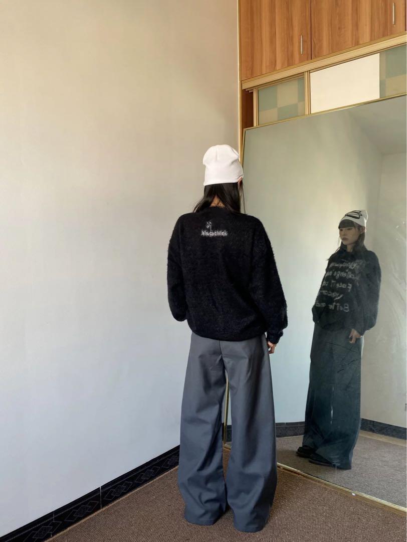 【即日発送可能】OKINE 変形ワイドパンツ スラックス Ｓサイズ
