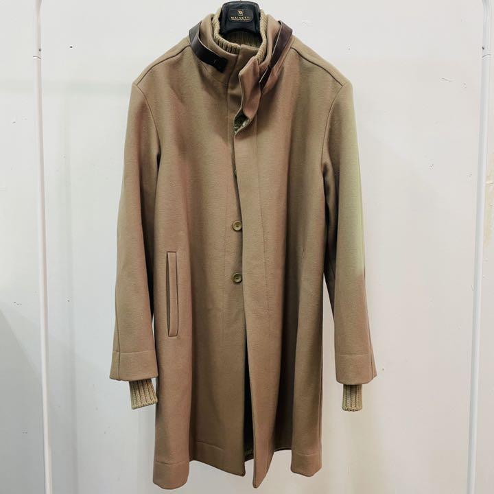 GIAN CARLO ROSSIステンカラーコート ロングコートi8380 ブランド品 GIAN CARLO ROSSIステンカラーコート ロングコートi8380 ブランド品