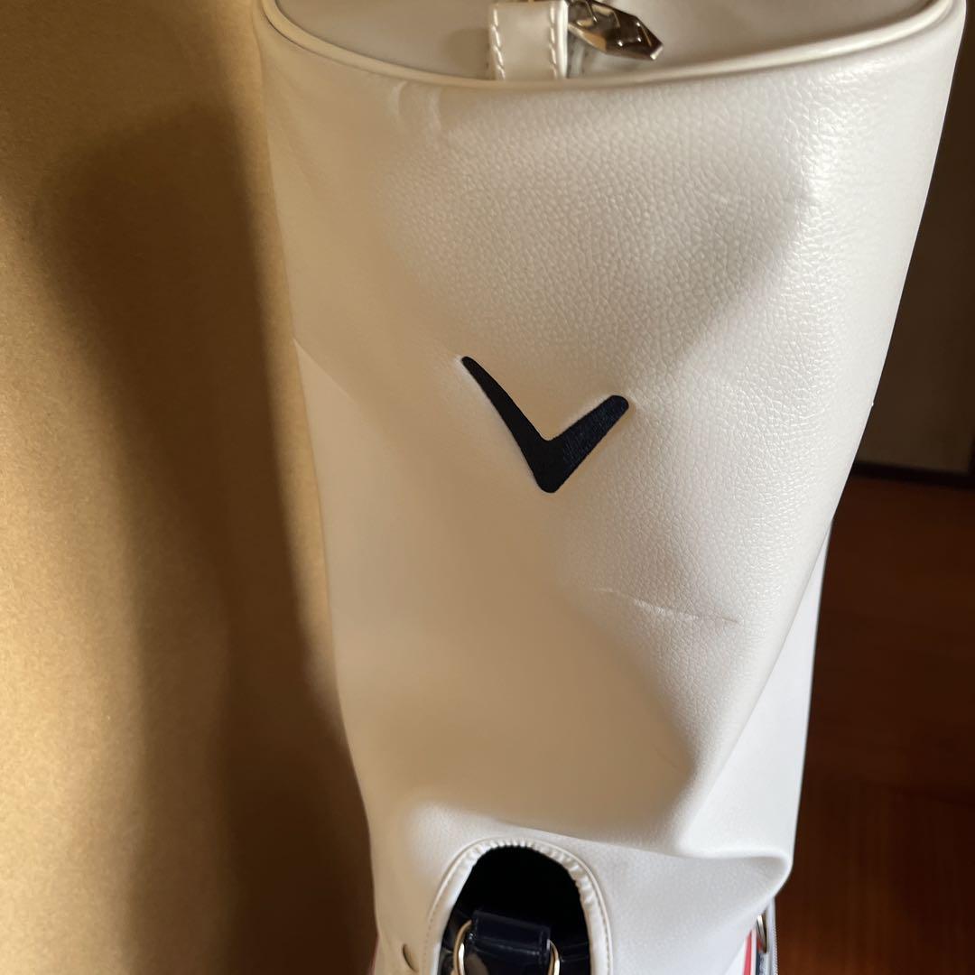 Callaway キャディバッグ ホワイト レッド ブラック