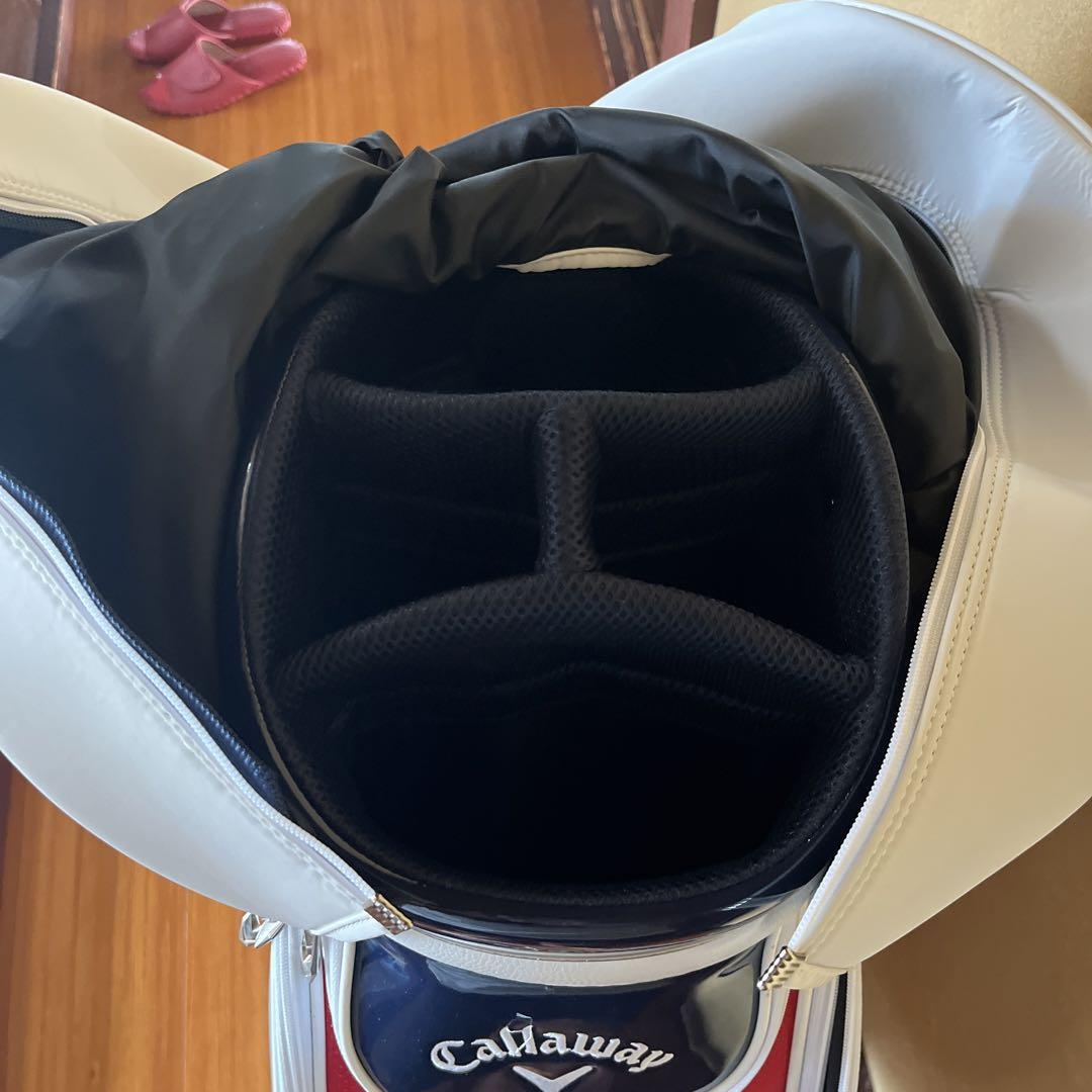 Callaway キャディバッグ ホワイト レッド ブラック