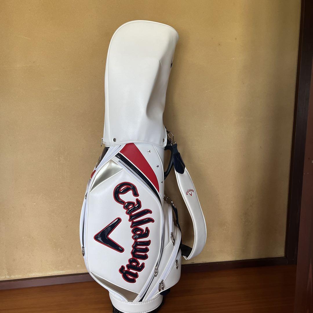 Callaway キャディバッグ ホワイト レッド ブラック