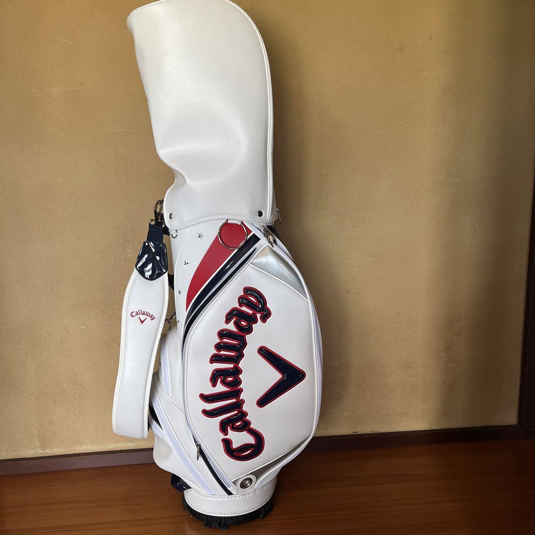 Callaway キャディバッグ ホワイト レッド ブラック