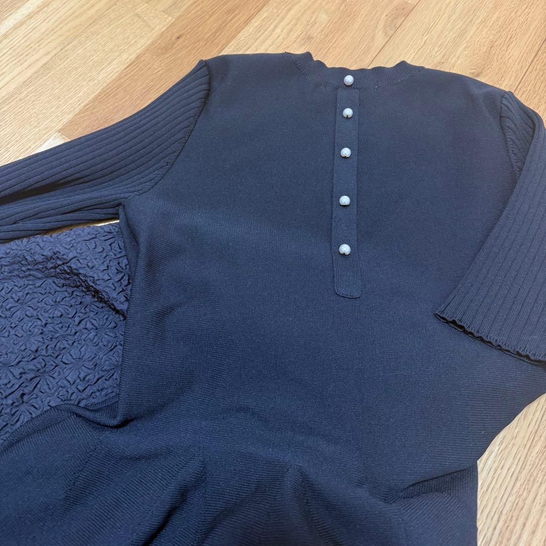 カデュネ ジャガードドッキングワンピースS