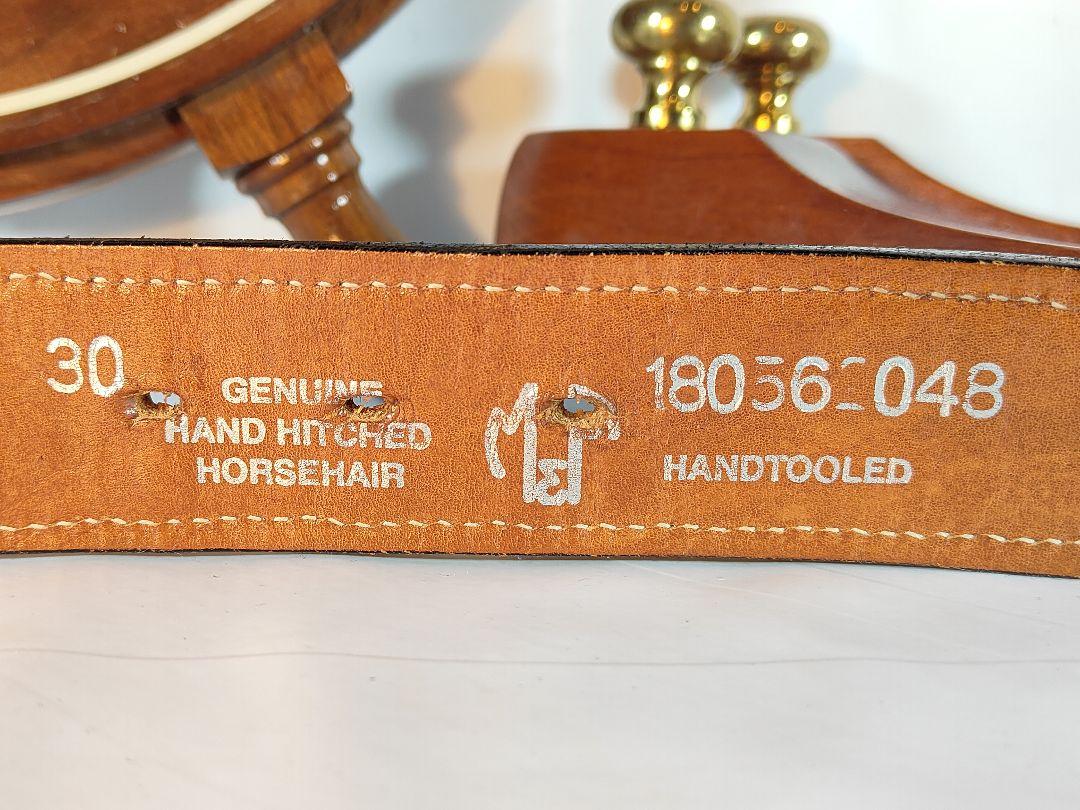 【極美品】高級馬毛ドレスベルト　Horse Hair Belt　USA製/正規品