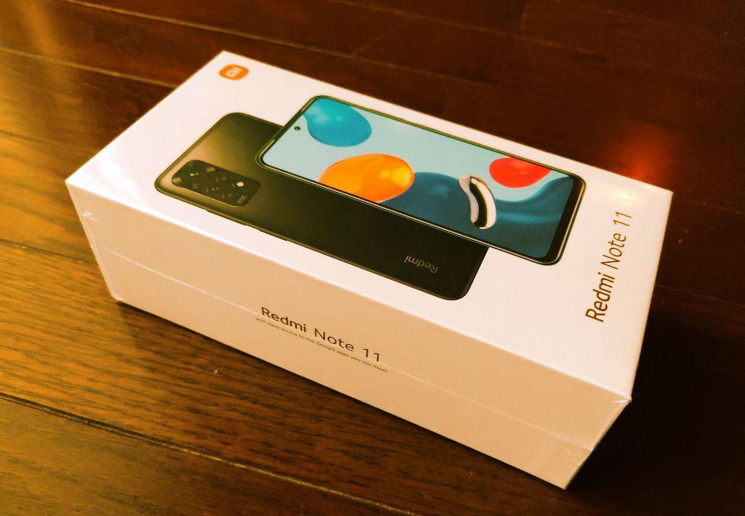Redmi Note11 
レドミノート11
メーカー：xiaomi（シャオミ