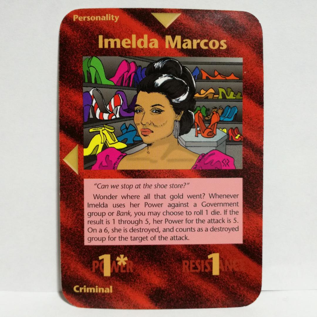 イルミナティカード Imelda Marcos イメルダ マルコス メルカリ
