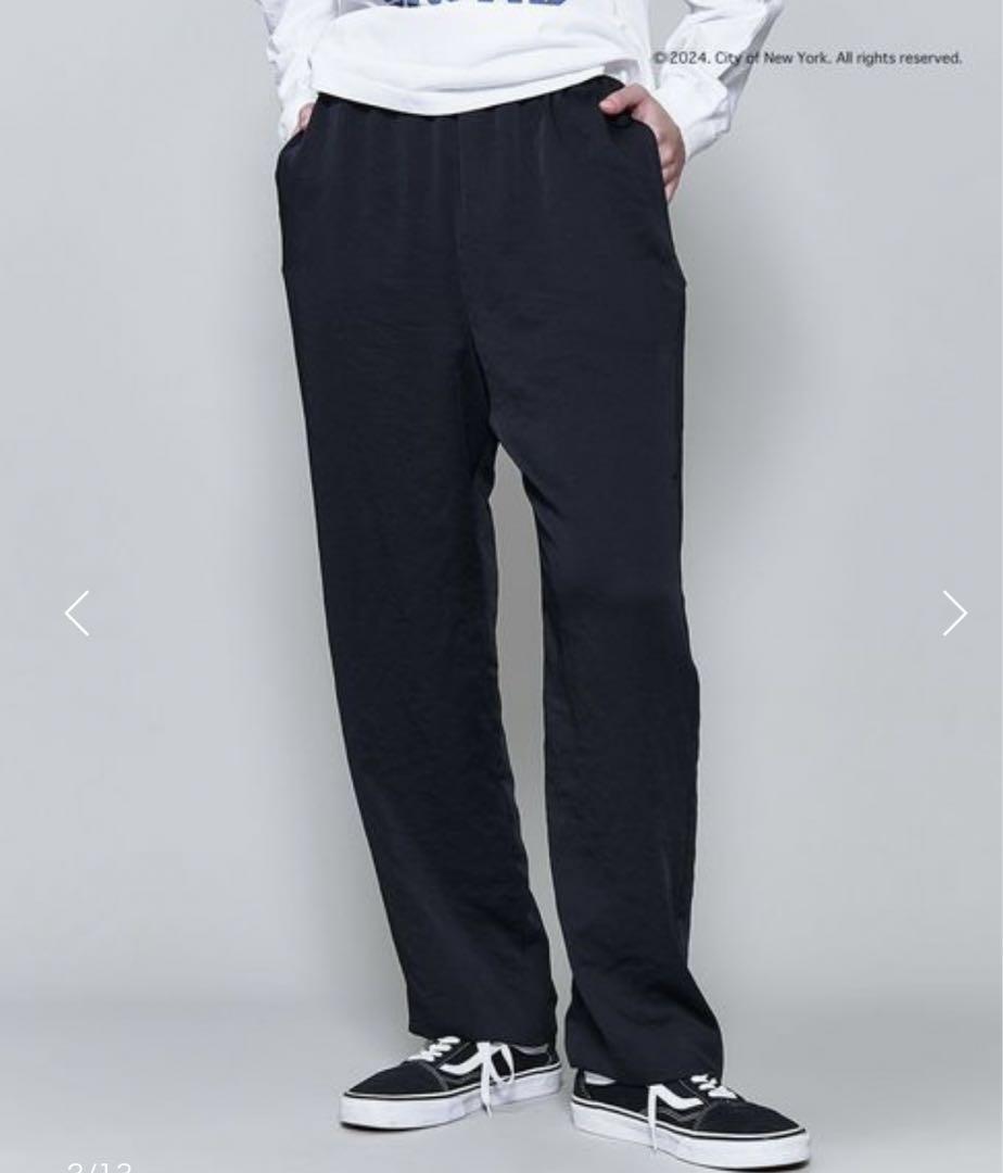 6 ロク　イエローポリエステルパンツ　36サイズ