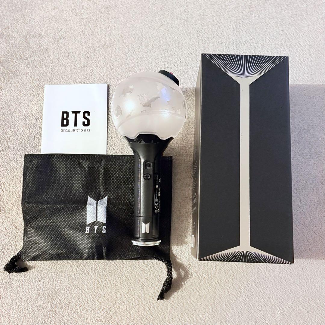 2個セット BTS ペンライト LIGHT STICK VER.3 アミボム BTS アミボムOFFICIAL LIGHT STICK ver3