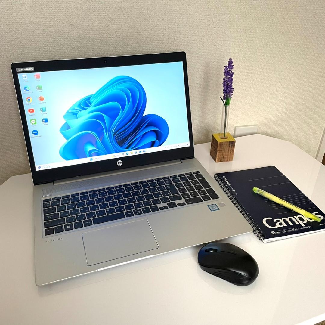 美品★定番スペック★ Win11対応 テンキー付き 第8世代i5 HP FF6