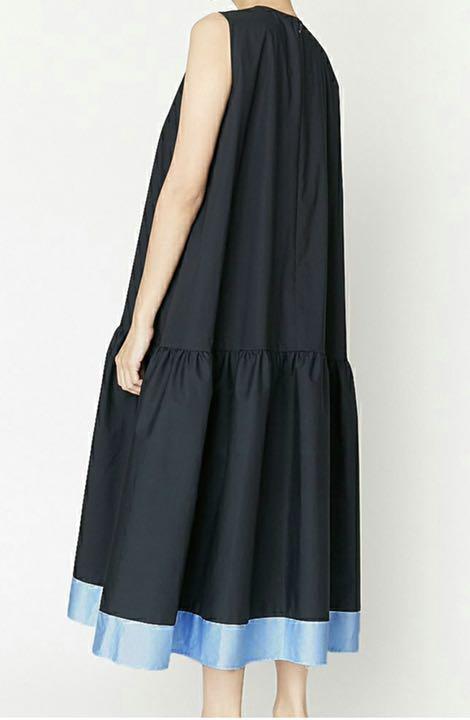 YOKOCHAN Hem Flared Cotton Dress36ヨーコチャン 【初回限定】 YOKOCHAN Hem Flared Cotton Dress36ヨーコチャン 【初回限定】