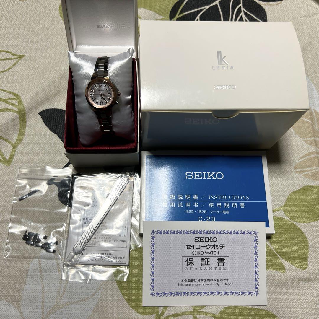 SEIKO ルキア SSQV004 ソーラー電波時計LUKIA 【新品・正規品】