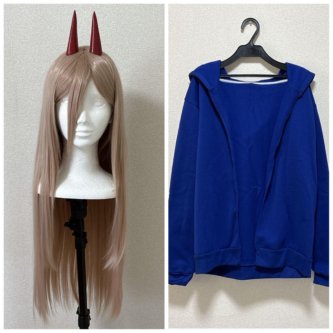 チェンソーマン パワー コスプレウィッグセット - メルカリ