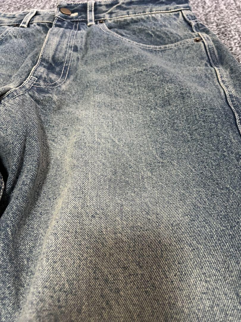 パンツ VINTAGE WASHED CURVED DENIM