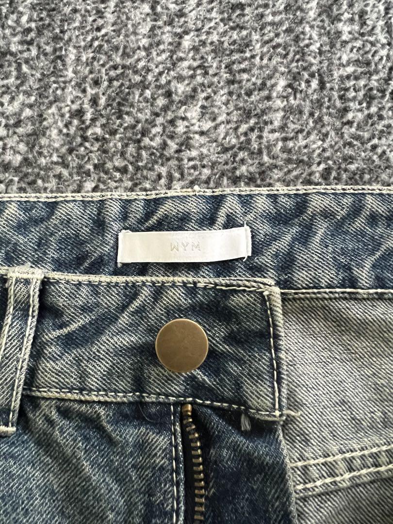 パンツ VINTAGE WASHED CURVED DENIM