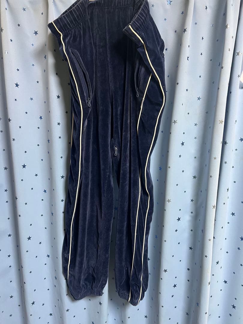 ASSASSYN ネイビー セットアップベロアジャージ XXXL