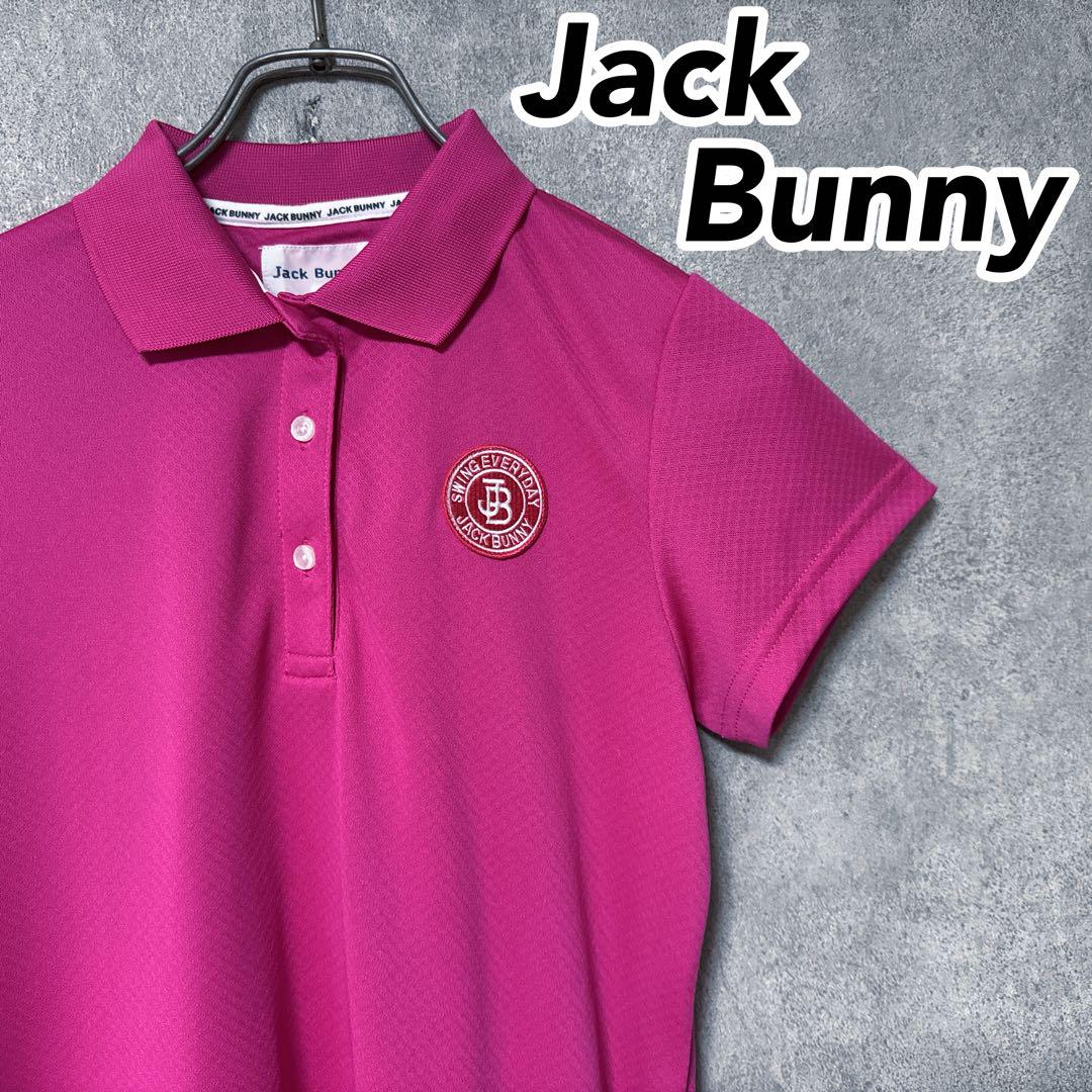 Jack Bunny ジャックバニー ワンポイント ロゴ 半袖 ポロシャツ JB