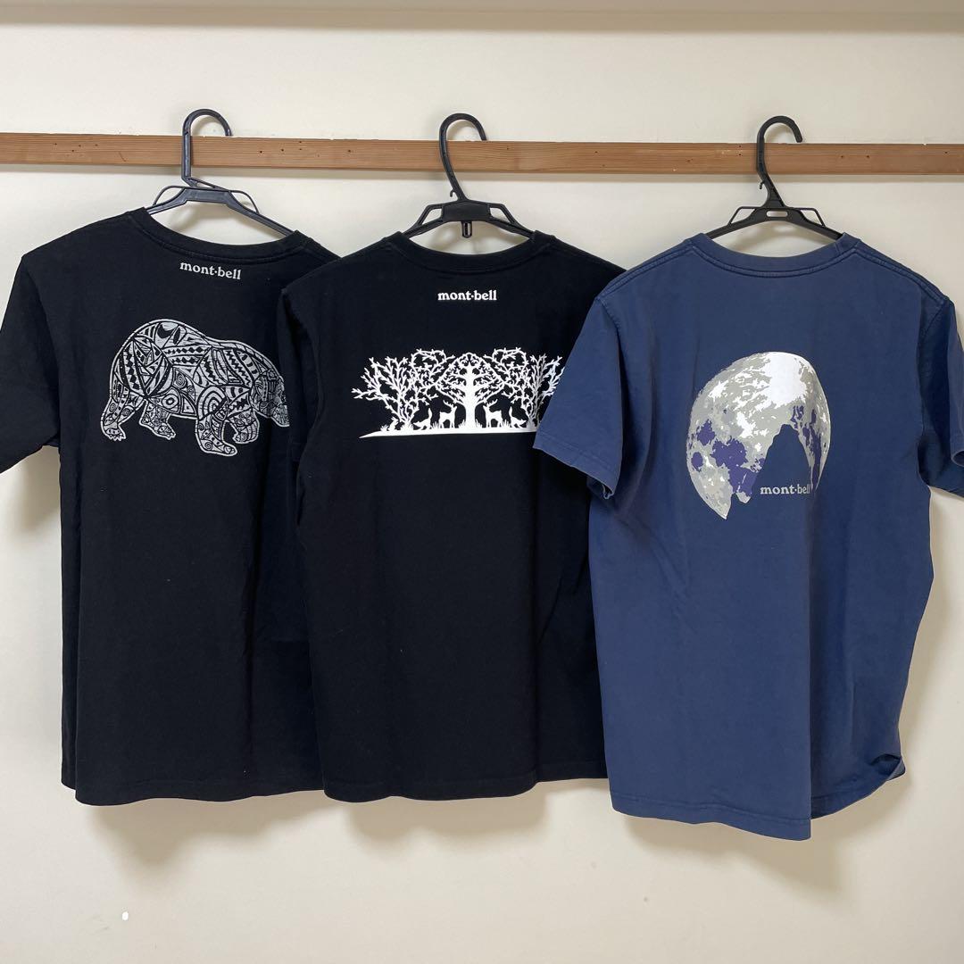 モンベル mont-bell メンズ tシャツ セット Mサイズ 綿100