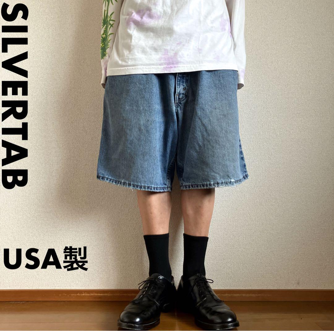 USA製 90s SILVERTAB W36 Loose バギーデニムショーツ - メルカリ