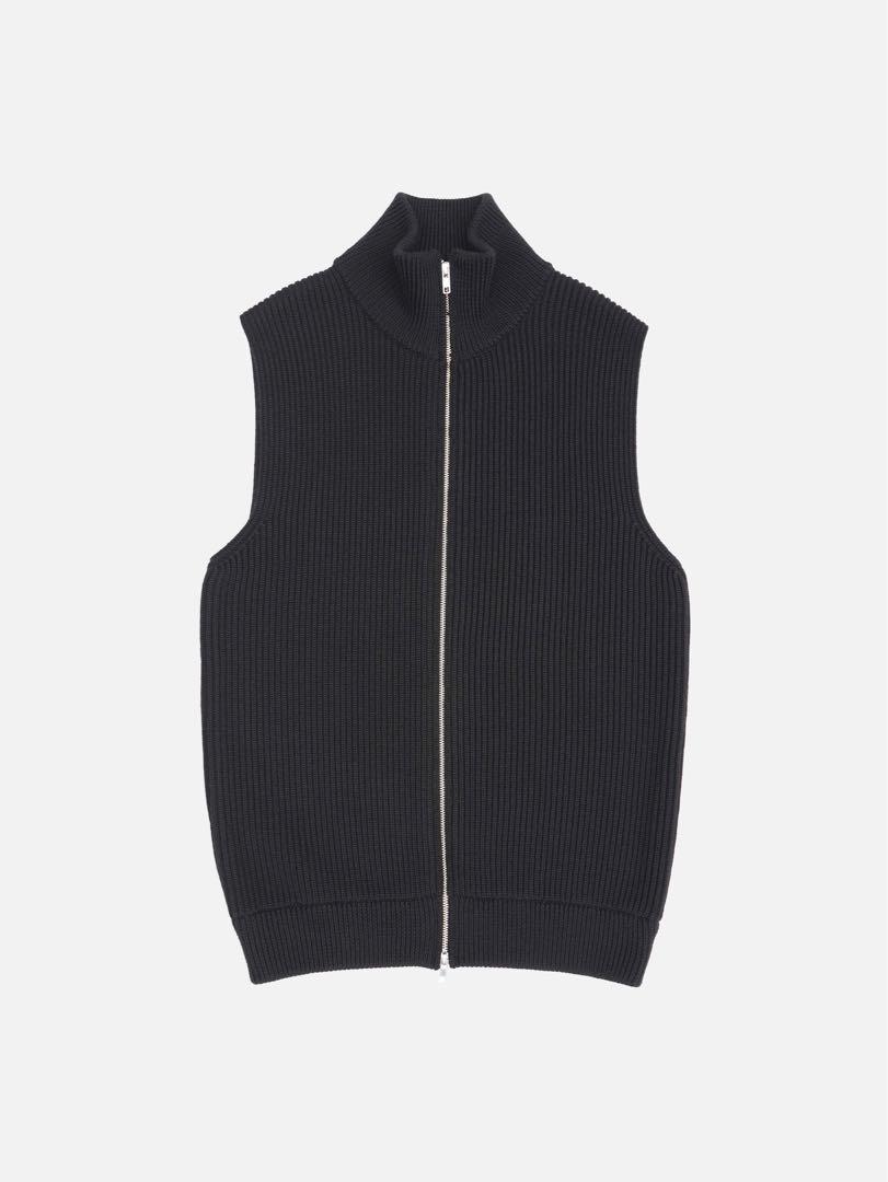 Drivers Knit Vest - BLACK ハズム　Dan