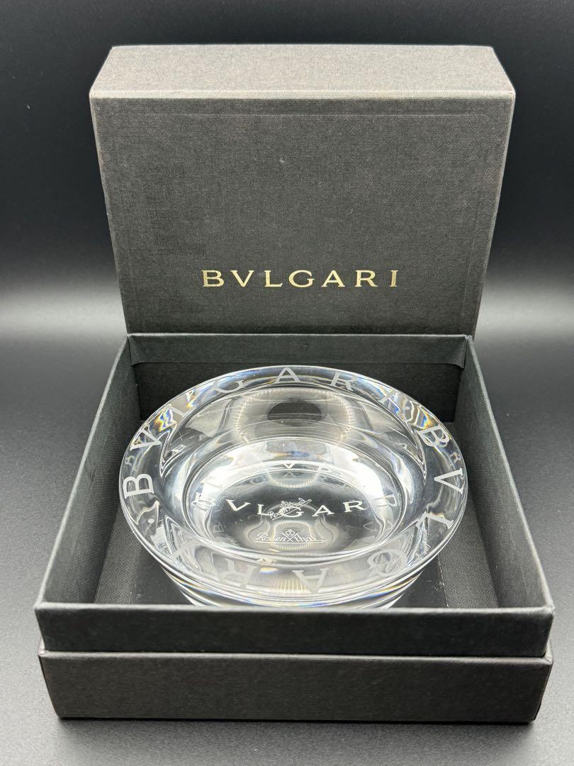BVLGARI クリスタル灰皿