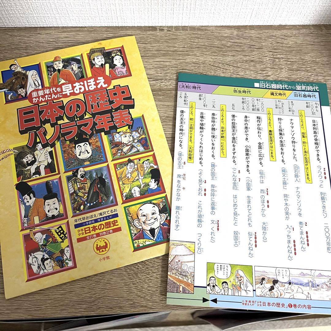 小学館版•学習漫画 少年少女 日本の歴史 全巻セット