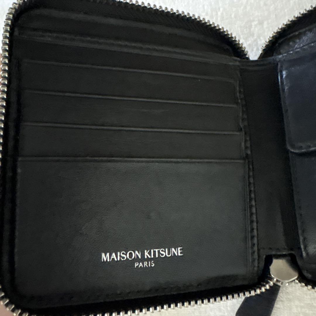 u*m様 MAISON KITSUNE ラウンドファスナー 折り財布 メゾンキツ