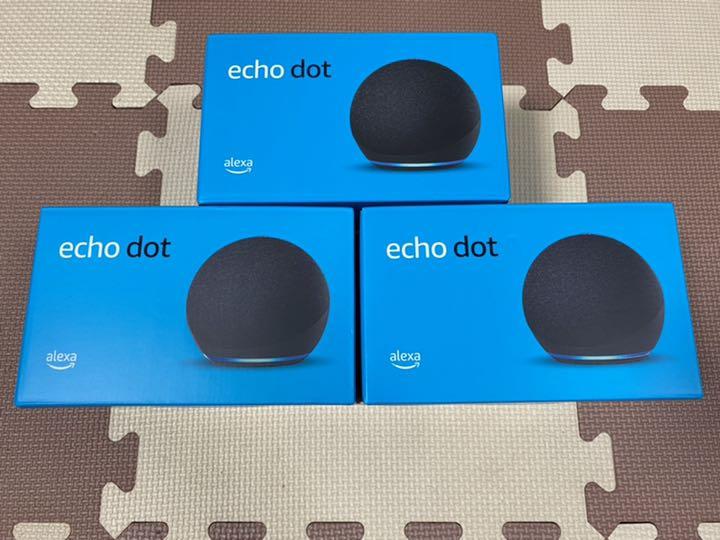 新品未開封 Echo Dot 第4世代 Alexa チャコール 3個セット 大人の上質 新品未開封 Echo Dot 第4世代 Alexa チャコール 3個セット 大人の上質