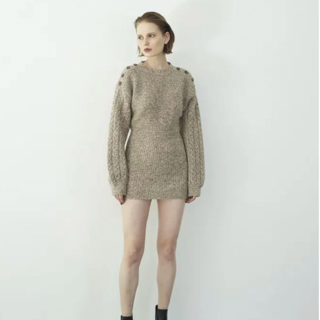 Rosarymoon Melange Knit Tunic