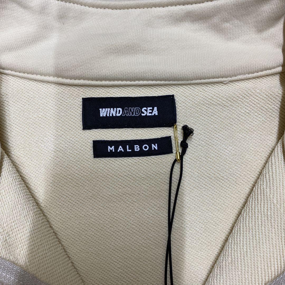 WINDANDSEA × MALBON HALF ZIP SWEAT