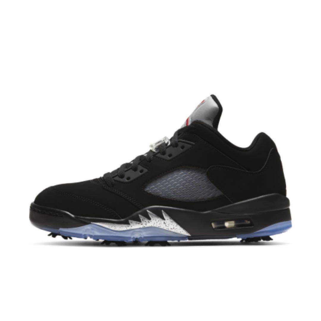 ナイキ エアジョーダン 5 ロー ゴルフ \"ブラック メタリック\" エア ジョーダン 5 ナイキ ロー ゴルフ NIKE JORDAN LOW GOLF