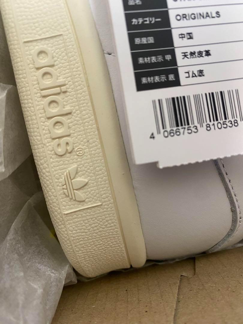天然皮革✨新品✨【送料無料】スタンスミス adidas 24.0 ネイビー 本革