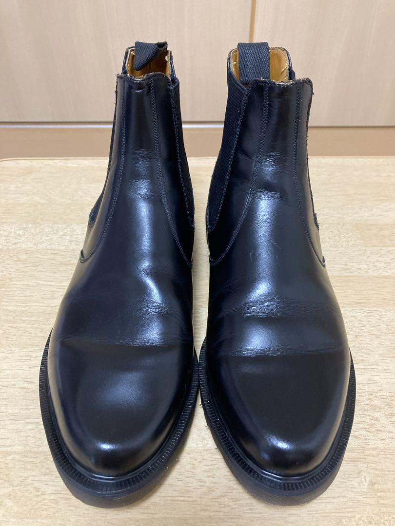 英国製 DR.MARTENSドクターマーチン サイドジップ ブーツ 黒 UK7