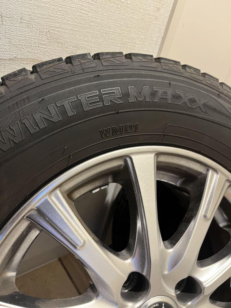 パート②送料込DLスタッドレスT/Wセット185/70-14 2本2枚