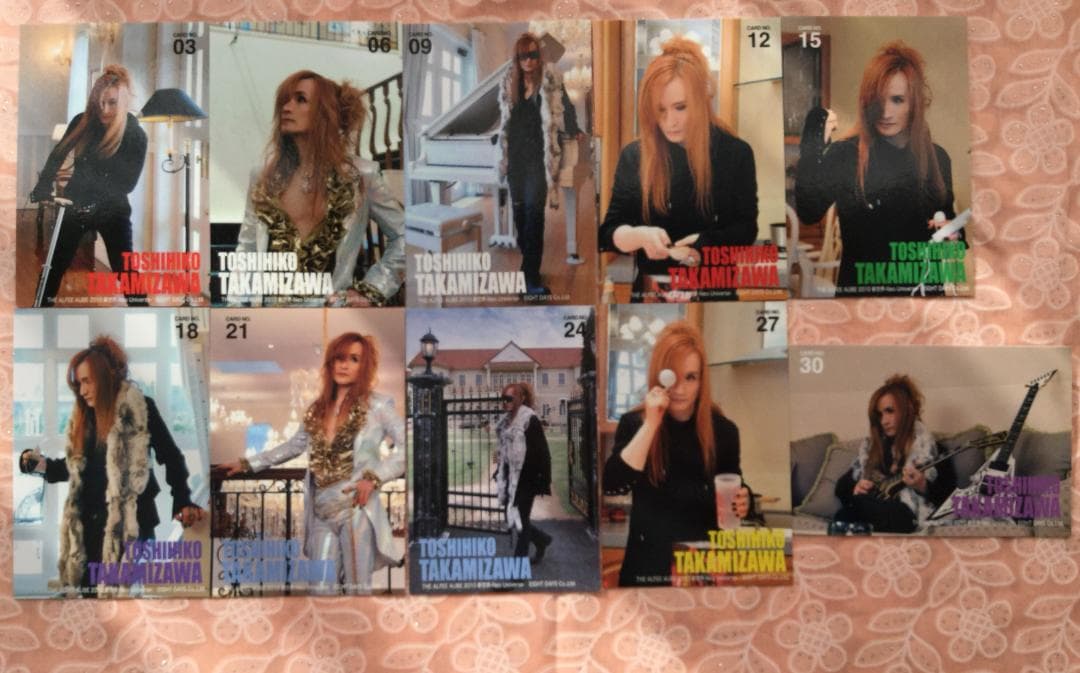 高見沢さん 2010春トレカ コンプリート THE ALFEE目立った傷や汚れなし