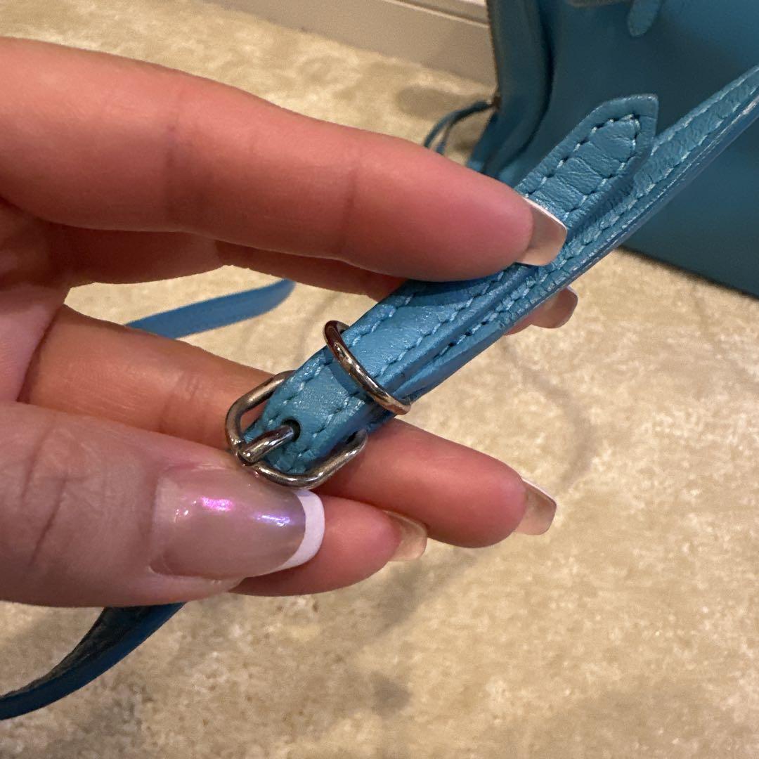 BALENCIAGA ブルー ショルダーバック バック 匿名配送 - メルカリ