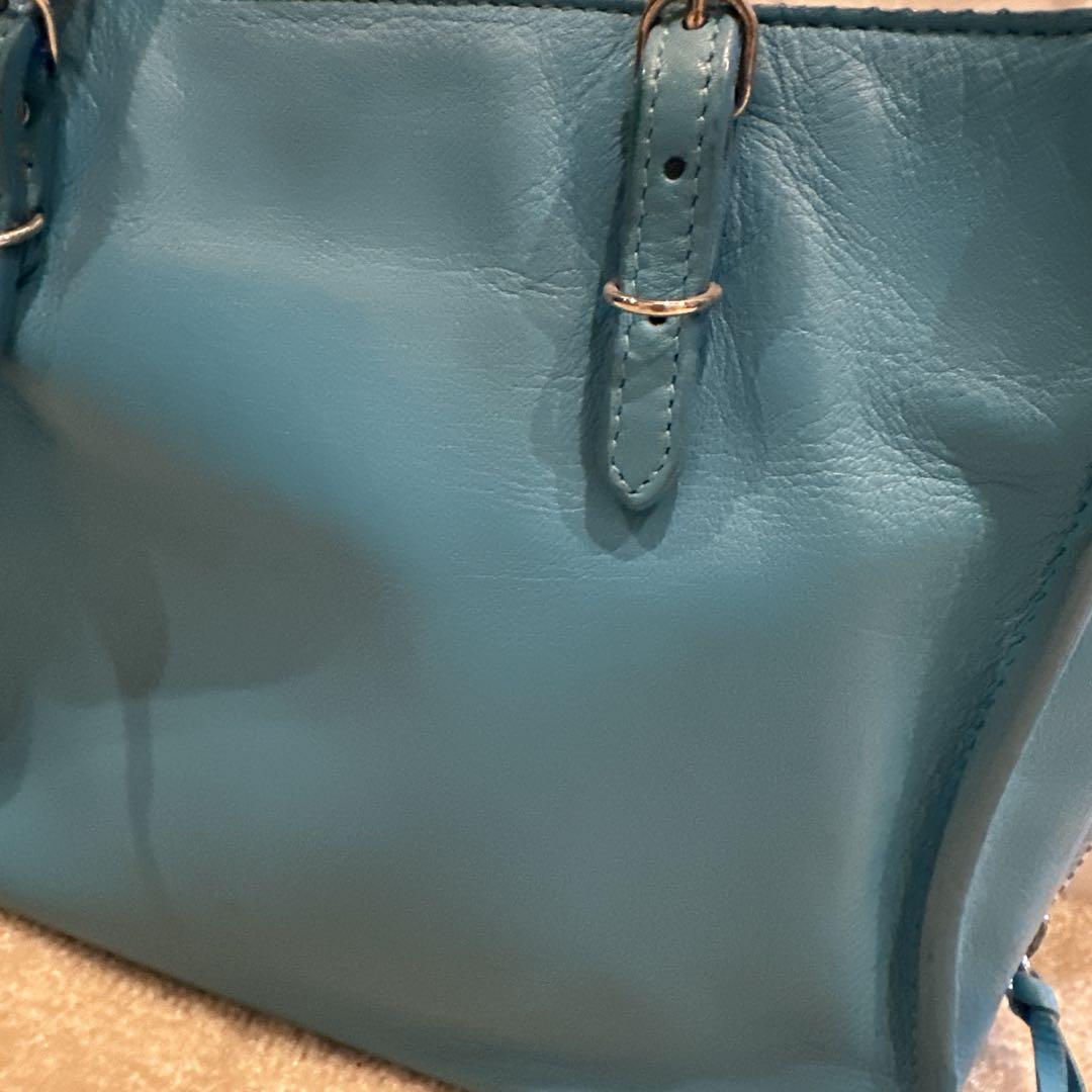 BALENCIAGA ブルー ショルダーバック バック 匿名配送