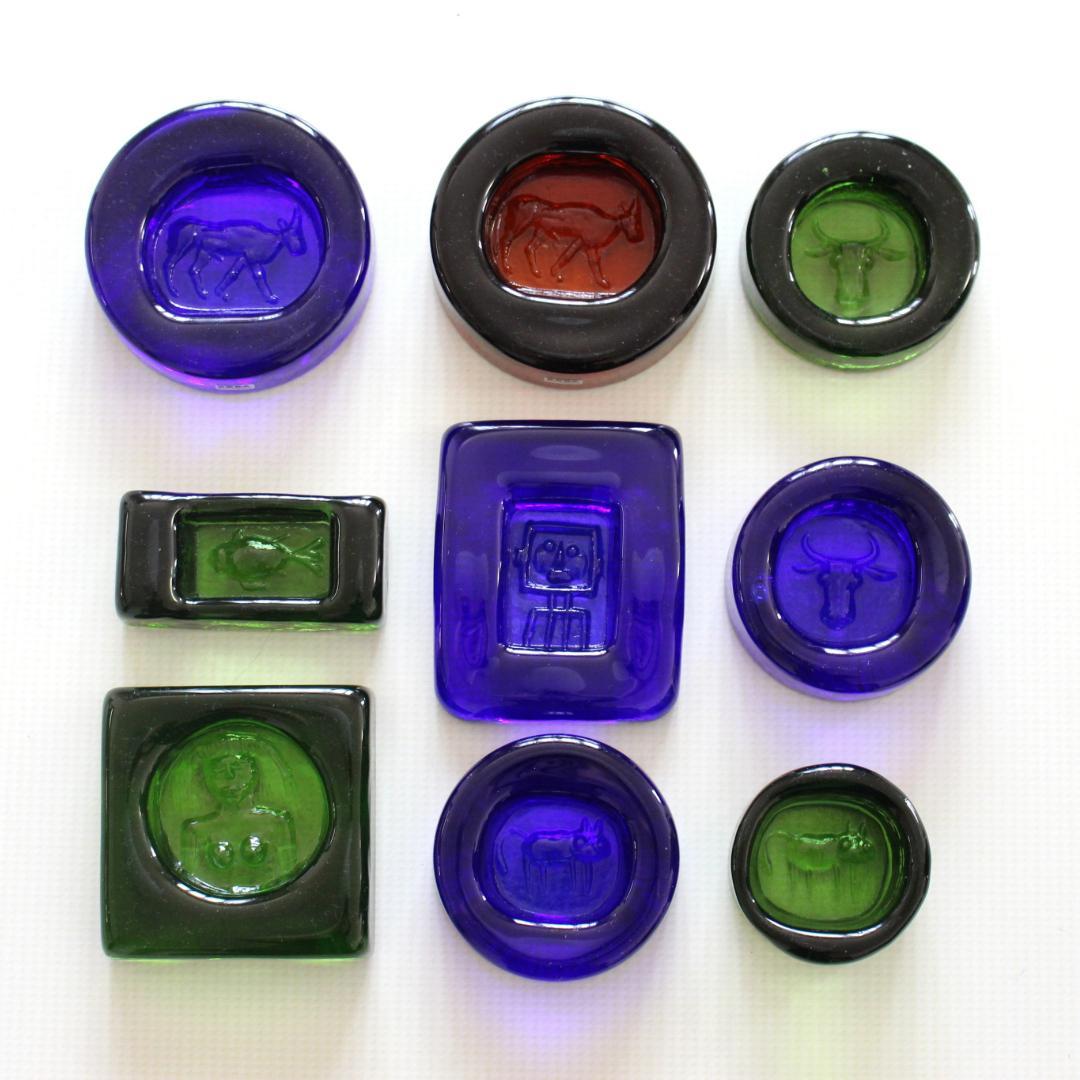 【人気作】エリックホグラン 灰皿/ガラスオブジェ グリーン 牛 北欧ヴィンテージ 【人気作】エリックホグラン 灰皿/ガラスオブジェ グリーン 牛 北欧ヴィンテージ