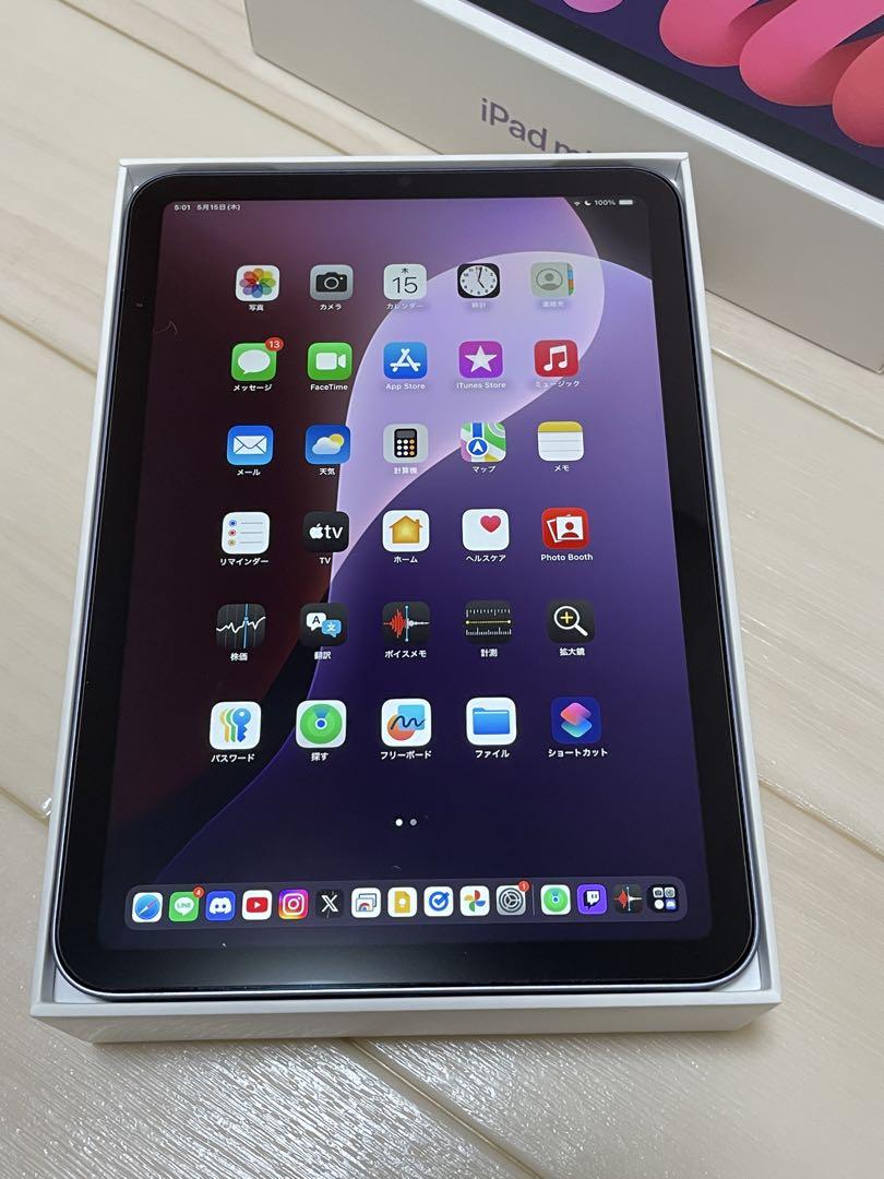 Apple iPad mini 6 パープル 64GB Wifi