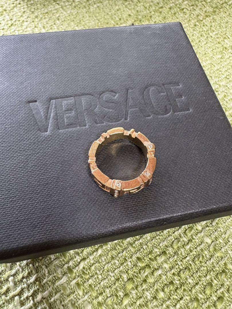 VERSACE ゴールドリング - メルカリ