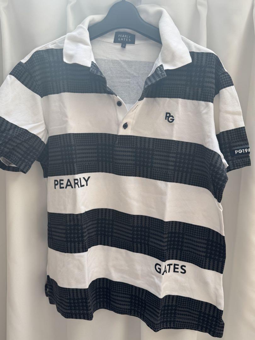 PEARLY GATES ストライプ ポロシャツ サイズ7
