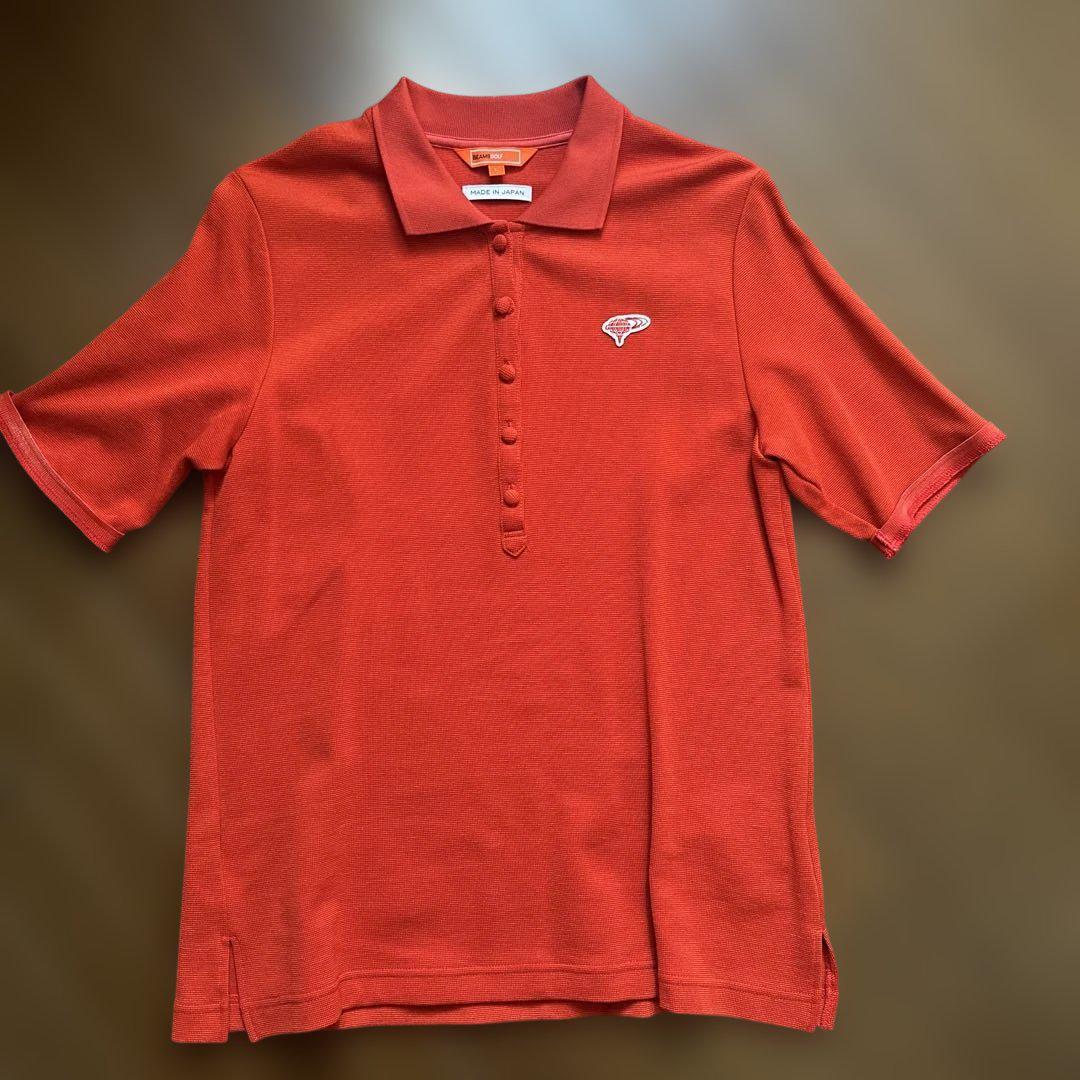 BEAMS GOLF ポロシャツ Lサイズ オレンジ beams - メルカリ
