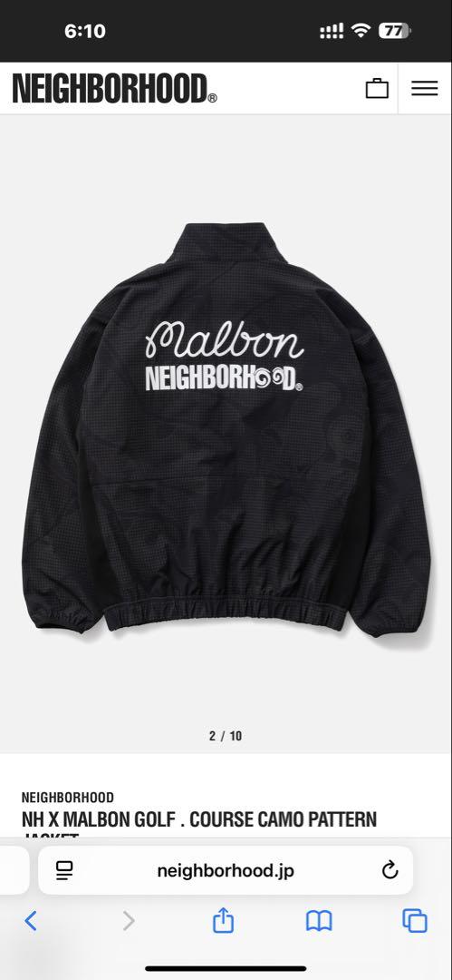 NEIGHBORHOOD NH x Malbon Golf ジャケット